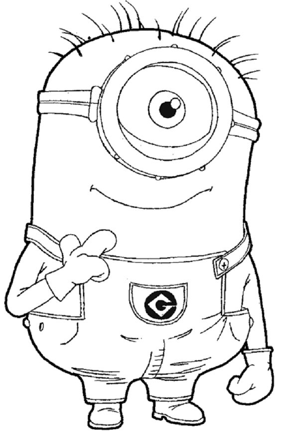 Despicable Me 2 Minions Coloring Pages | coloring Pages ...