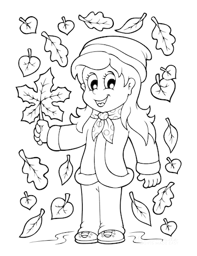 81 Best Autumn & Fall Coloring Pages - Free PDF Printables for Kids