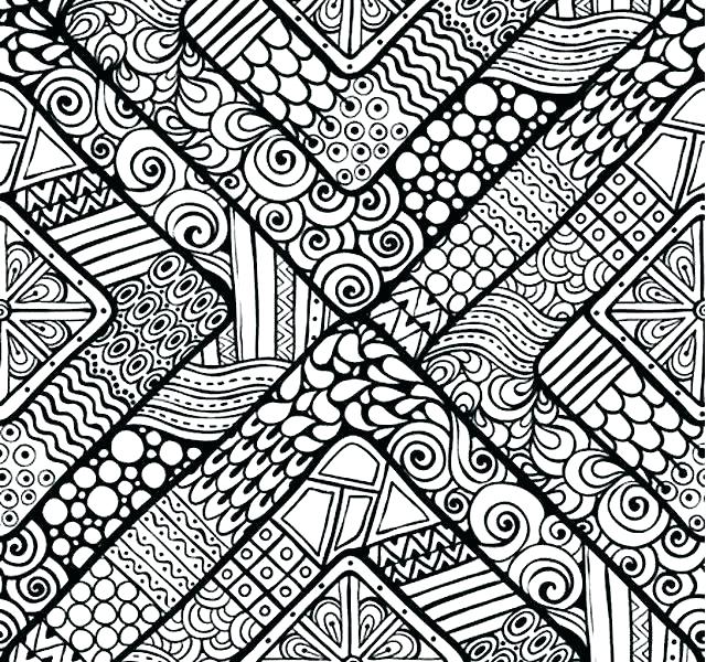Cool Patterns Coloring Pages - Coloring Home