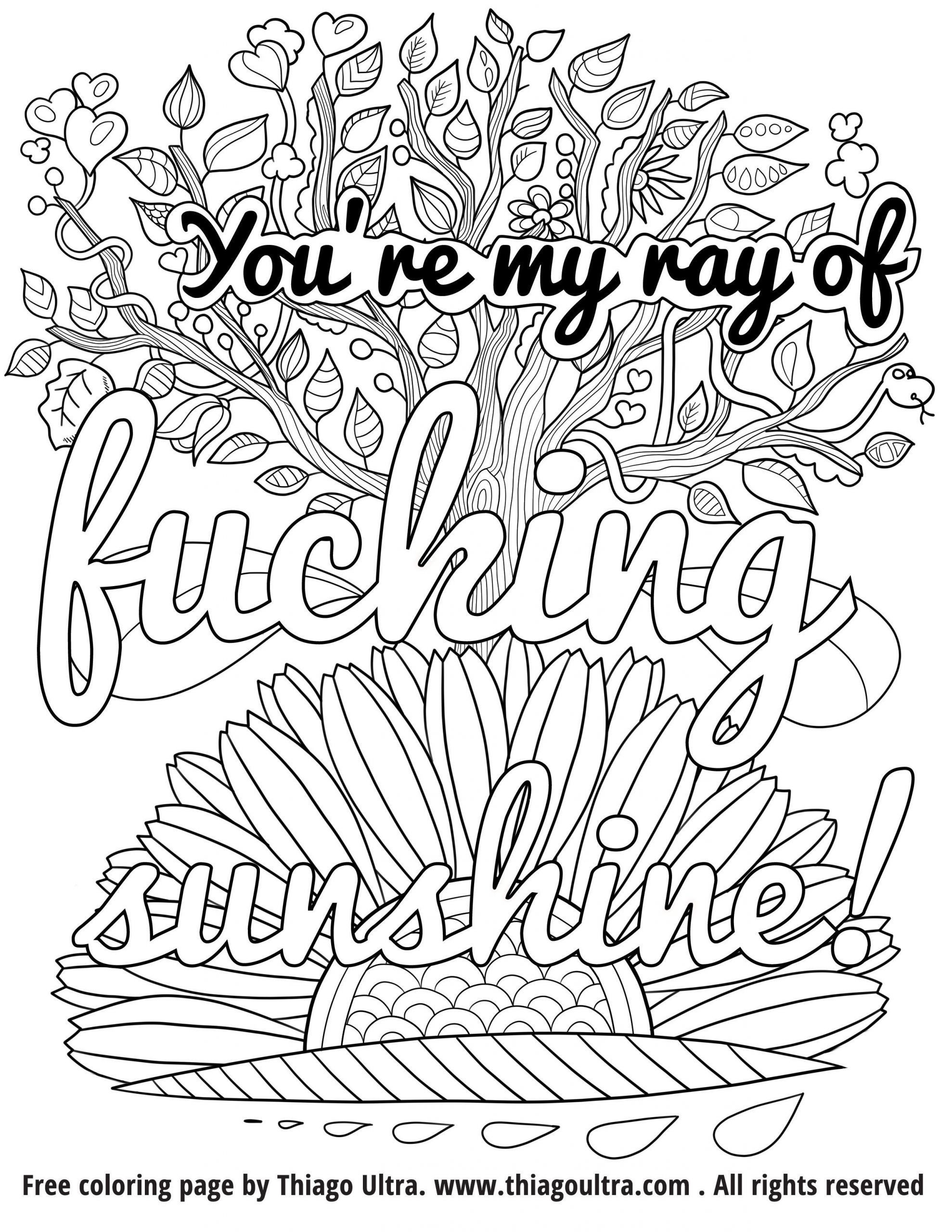 Coloring Pages Free Printable Coloring Book Pages For Adults Swear Words Free Printable Coloring Pagess Coloring Home