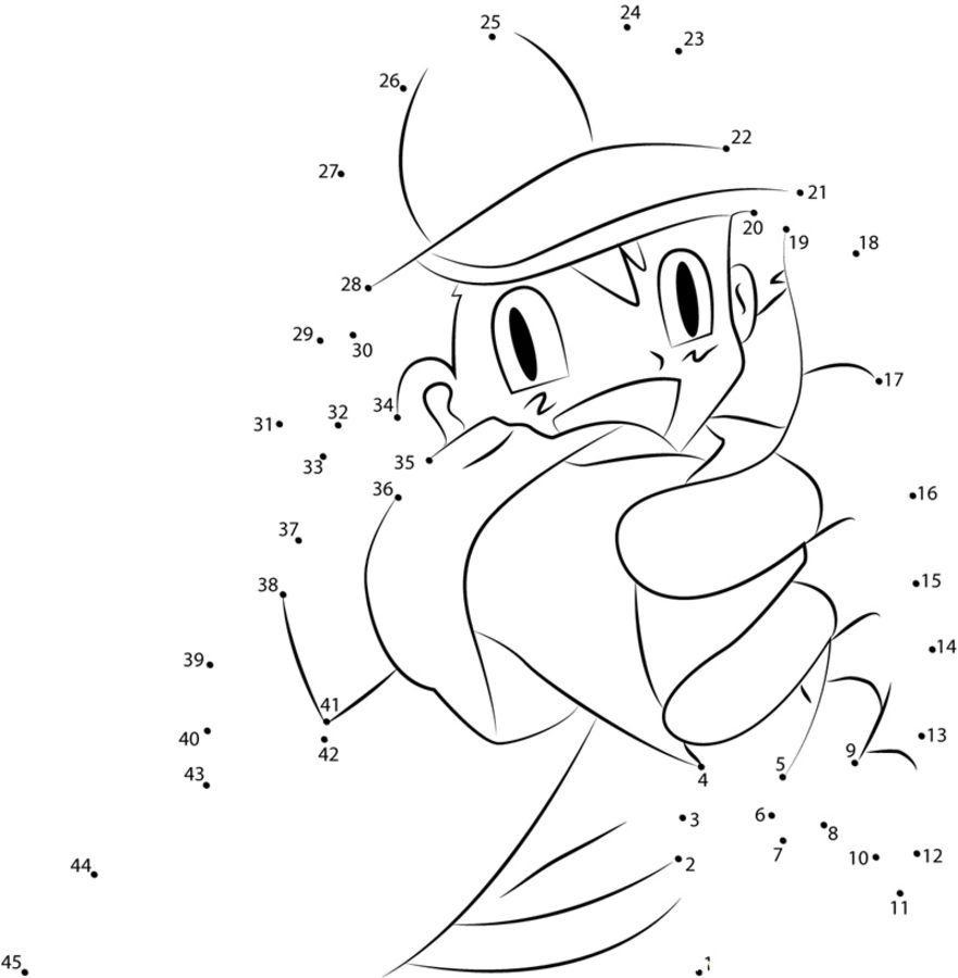 Pokémon Dot To Dot Coloring Pages - Coloring Home