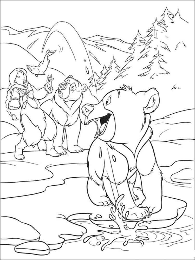 Brother Bear coloring pages