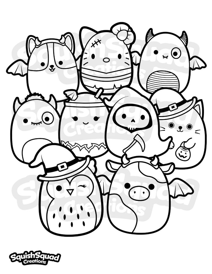 Squishmallow Halloween Coloring Page Printable Squishmallow - Etsy |  Halloween coloring pages printable, Cute coloring pages, Halloween coloring  pages