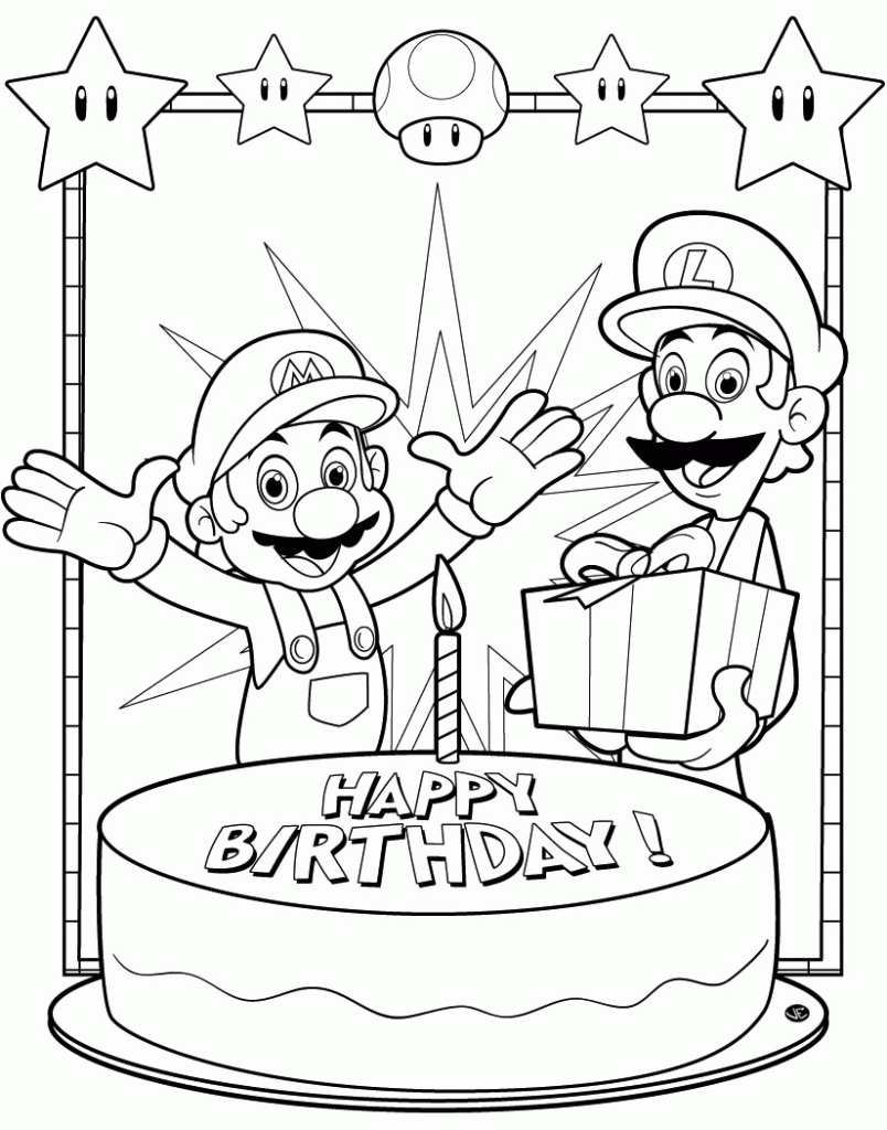 Happy Birthday Daddy Coloring Page - Coloring Pages for Kids and ...