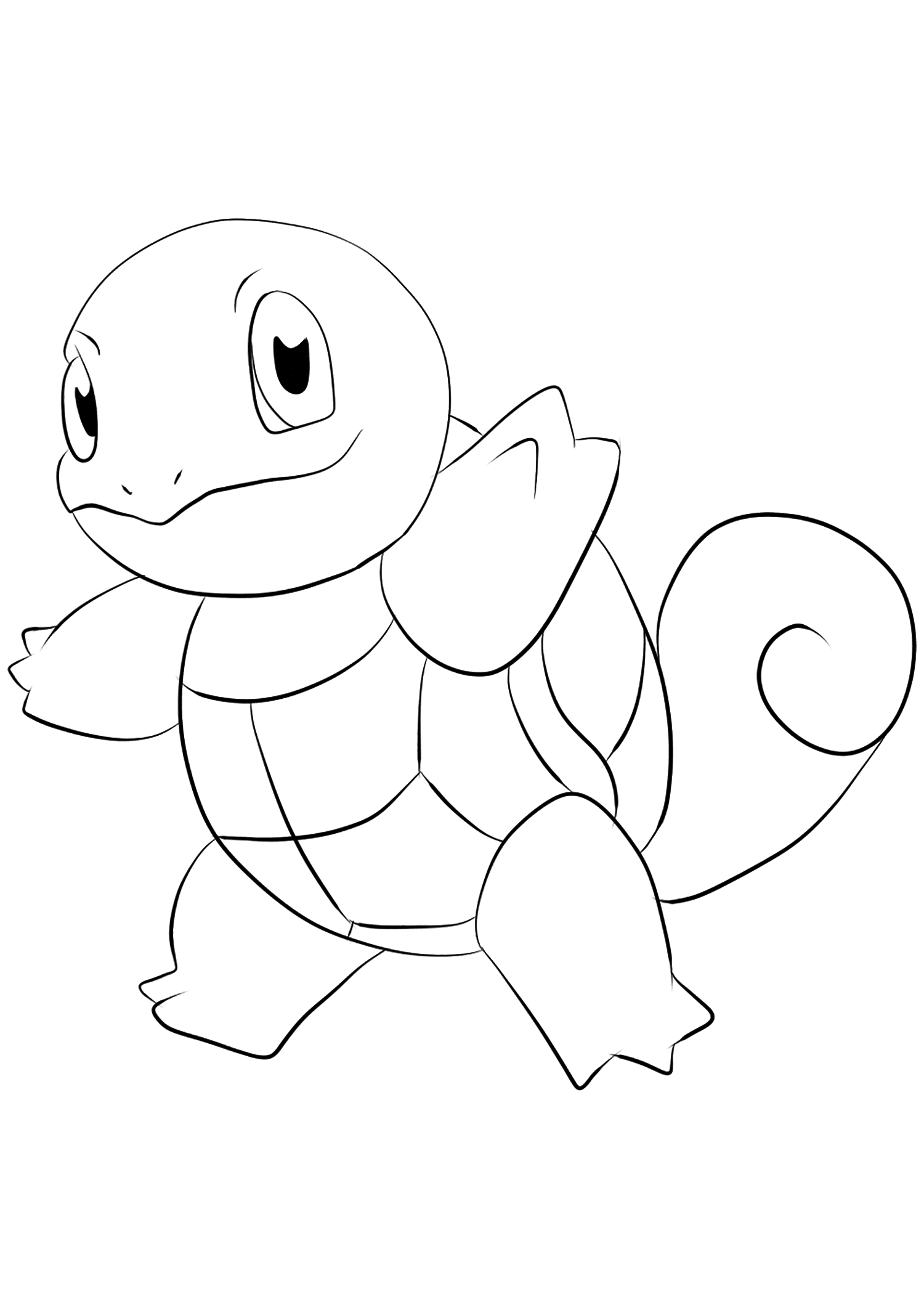 Squirtle No.07 : Pokemon Generation I - All Pokemon coloring pages ...