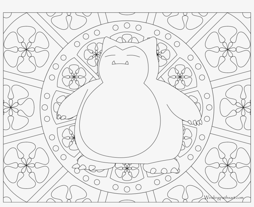 143 Snorlax Pokemon Coloring Page - Pokemon Coloring Pages ...