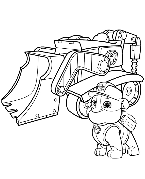 Paw Patrol coloring page - Topcoloringpages.net