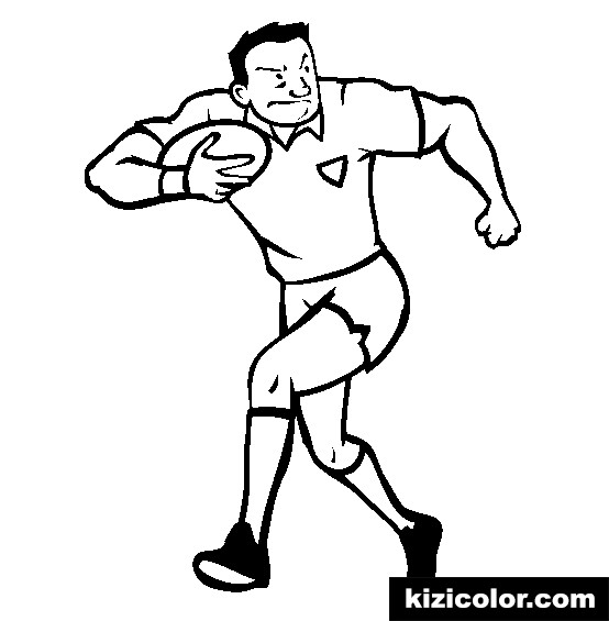 Rugby - Kizi Free Coloring Pages For Children - Coloring Pages
