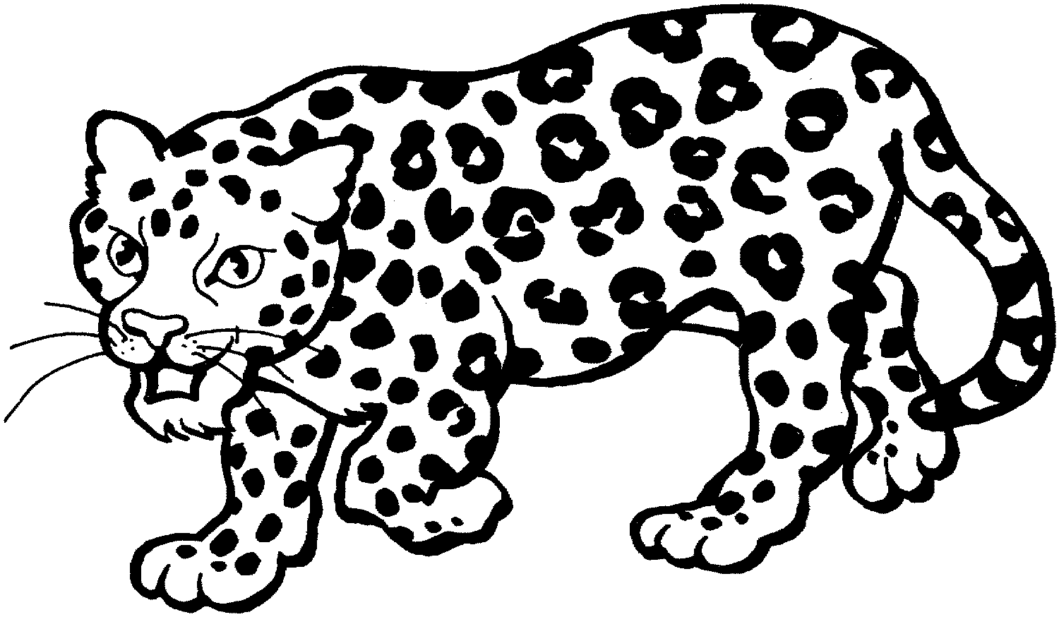 Leopard Coloring Pages - Coloring Home