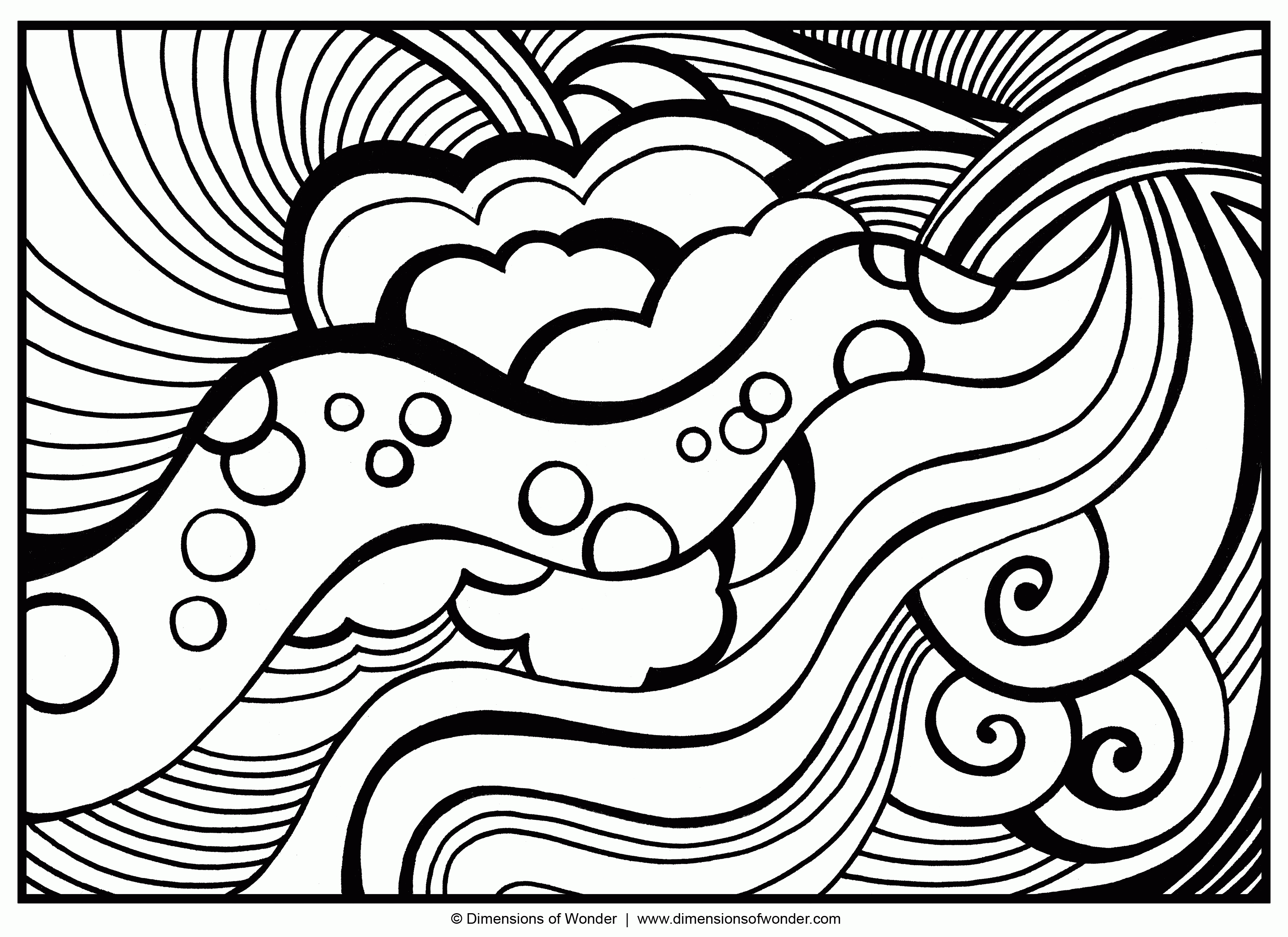 Amazing of Abstract Coloring Pages To Print With Abstract #3280