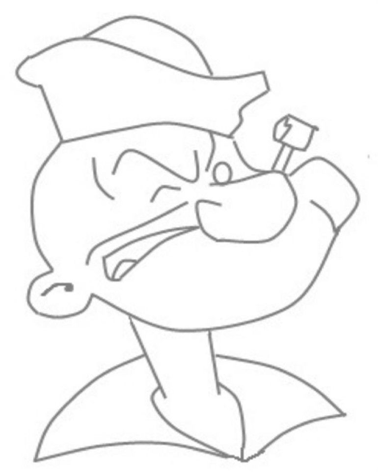 Coloring Pages Popeye Cartoons Popeye Free Printable Coloring ...