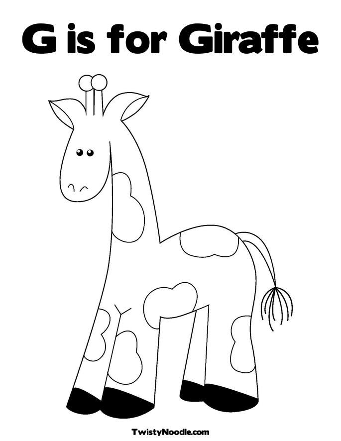 10 Pics of Giraffe Clip Art Coloring Pages - Giraffe Clip Art ...
