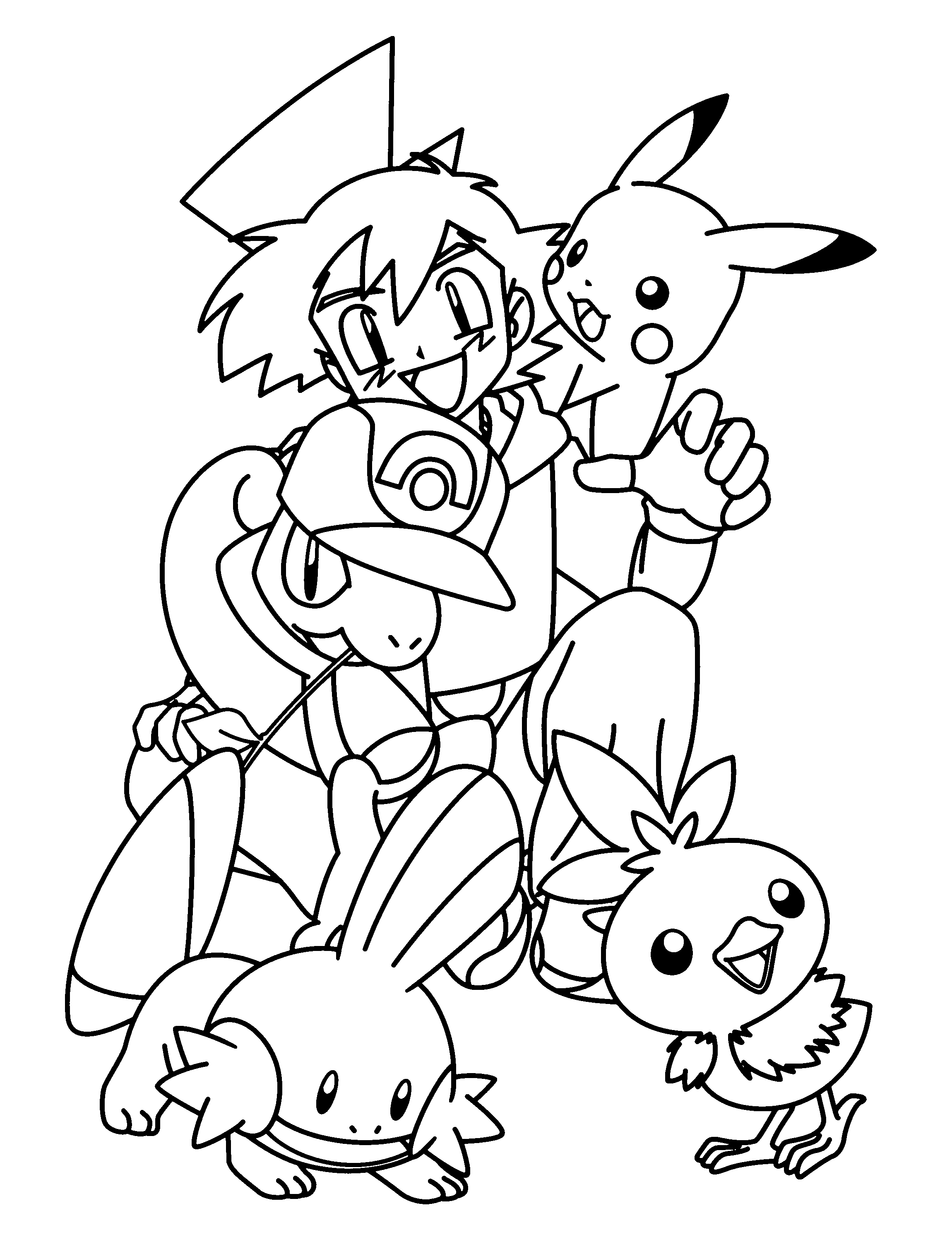 Pokemon Black And White - Coloring Pages for Kids and for Adults