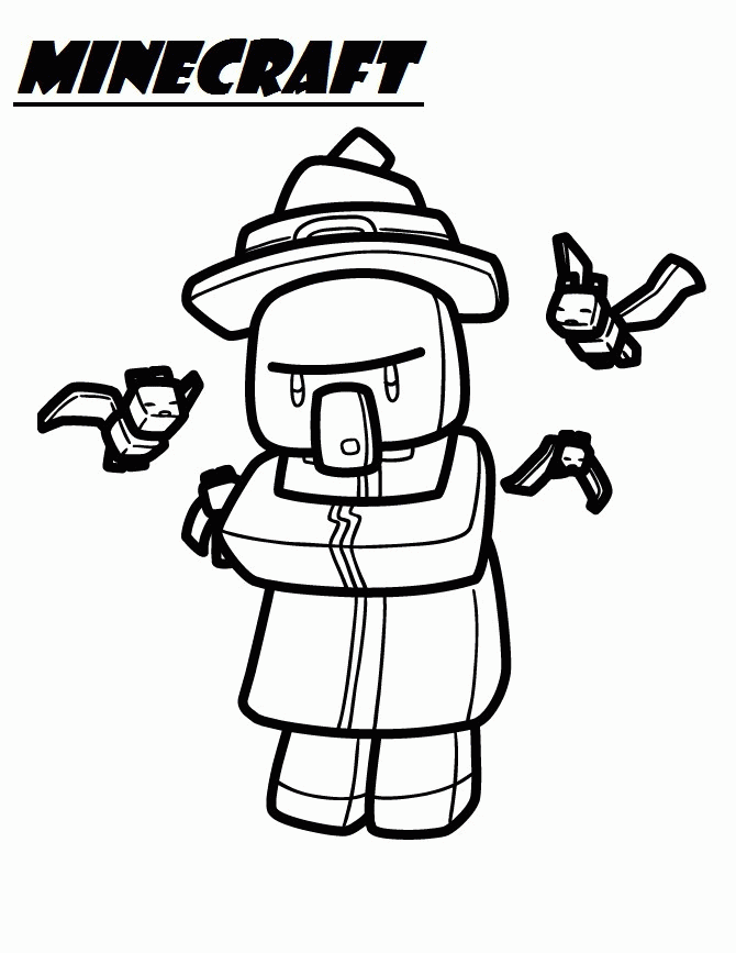 Minecraft Coloring Pages Zombie Pigman