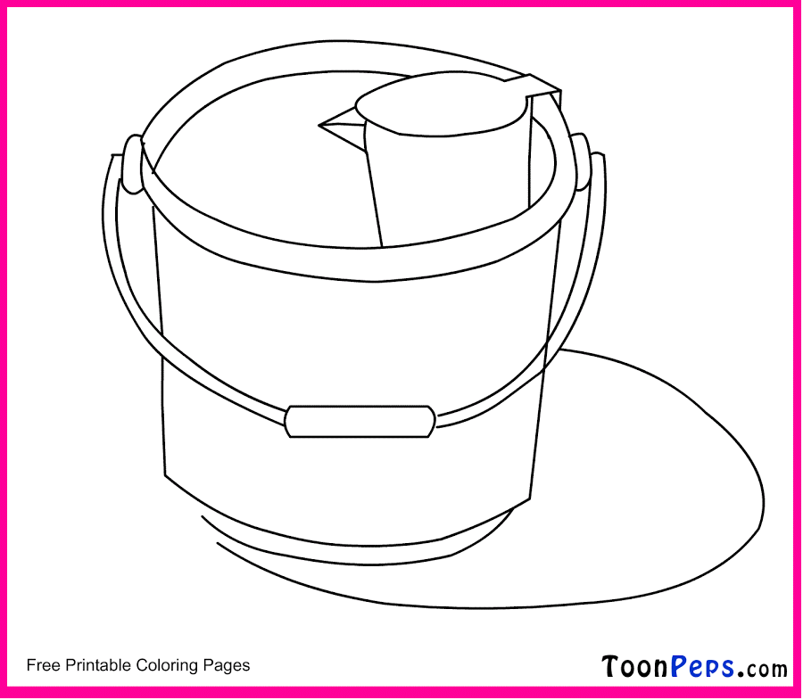 Bucket Filler Coloring Page | Tookogie