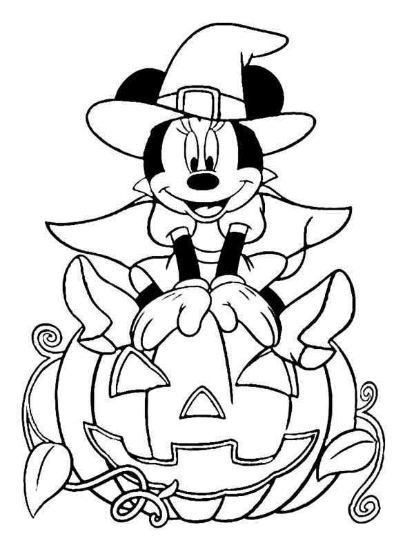 Disney Halloween Printable Coloring Page Coloring Home