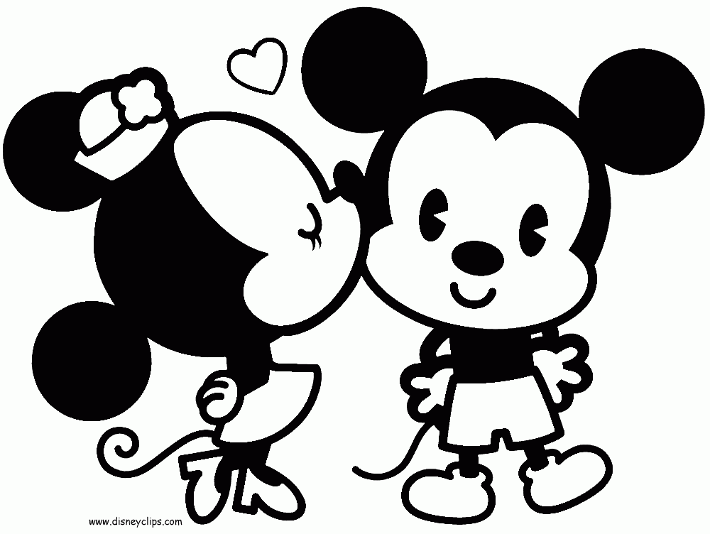 Cute Disney Character Coloring Pages   Coloring Home