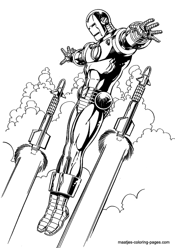 Iron Man Coloring pages | Coloring page for kids | #5 Free ...