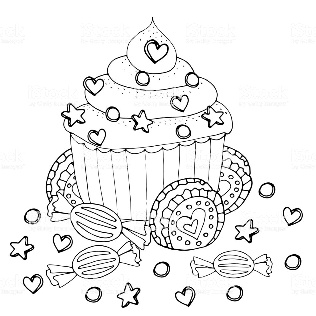Pastry Coloring Pages