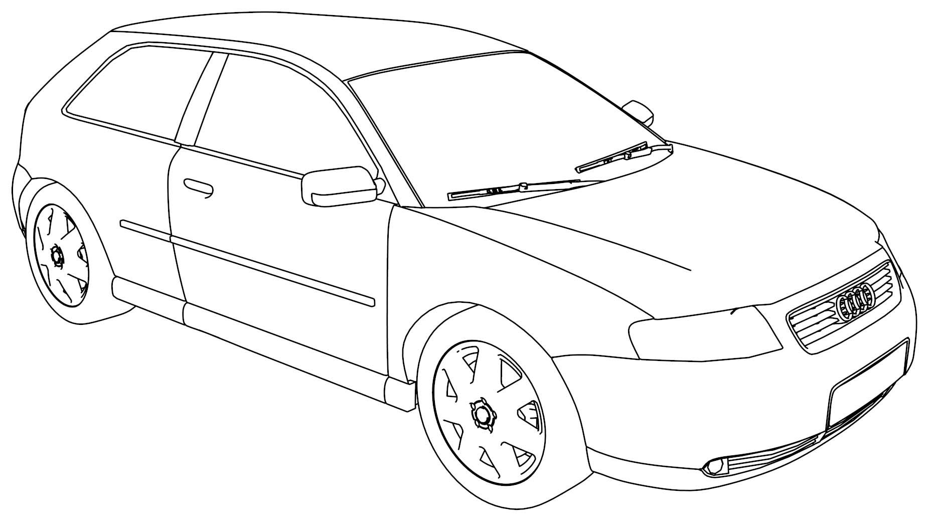 Audi Coloring Pages   Coloring Home