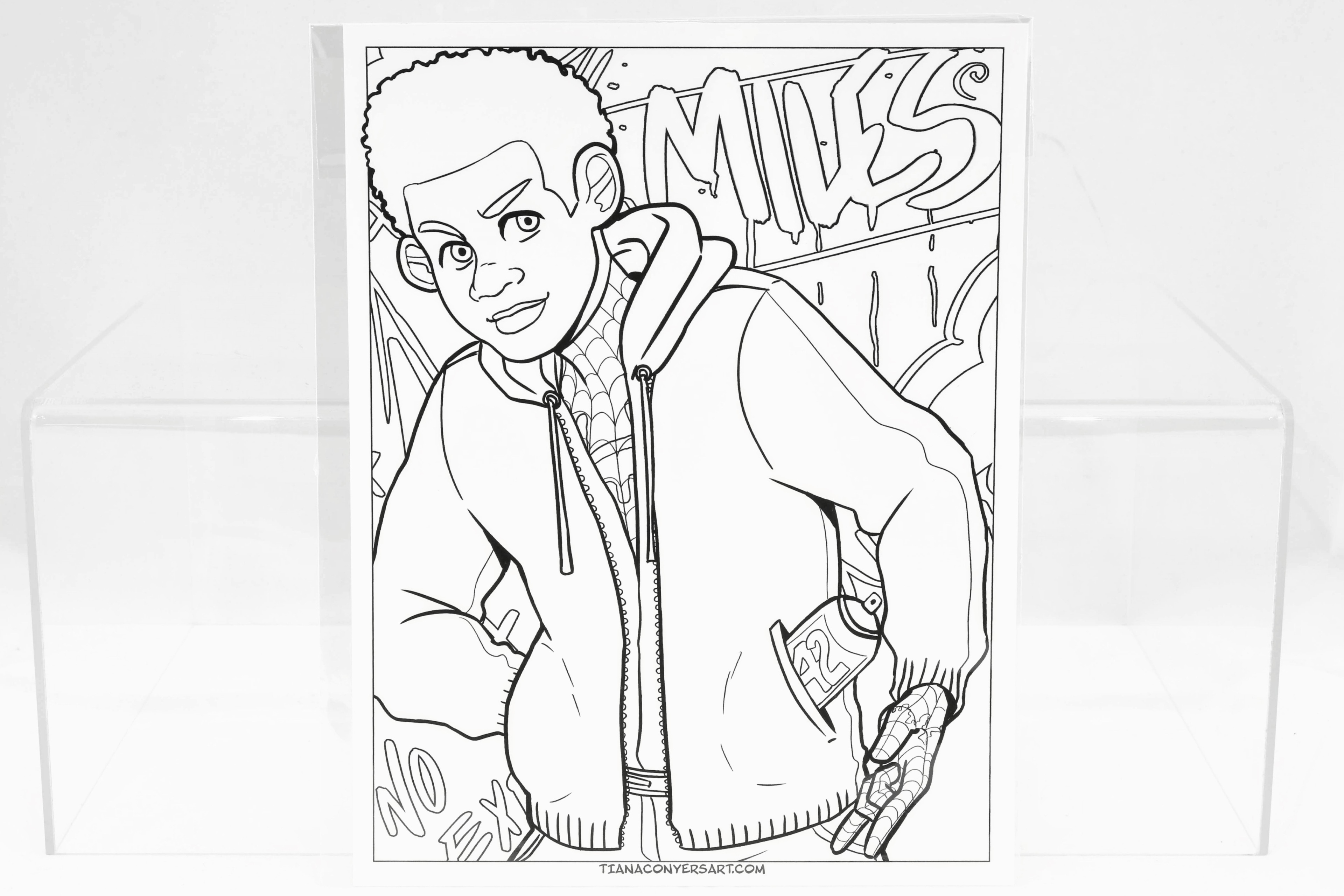 Miles Morales Coloring Pages - Coloring Home