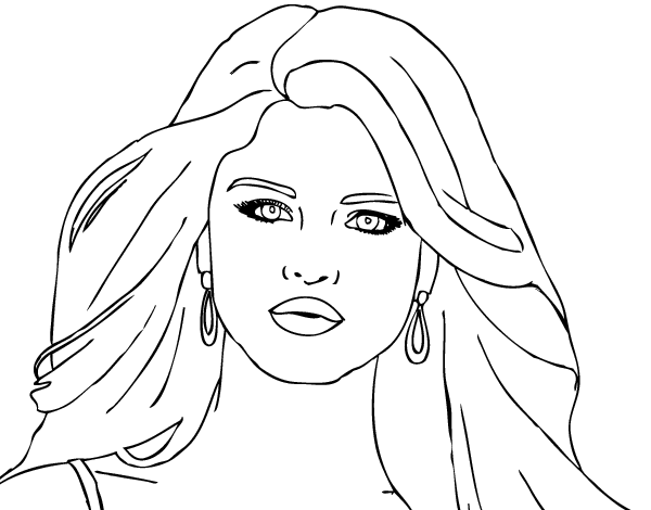 Selena Gomez #5 (Celebrities) – Printable coloring pages