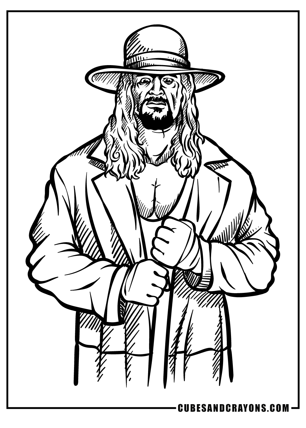 Printable WWE Coloring Pages (Updated 2023)