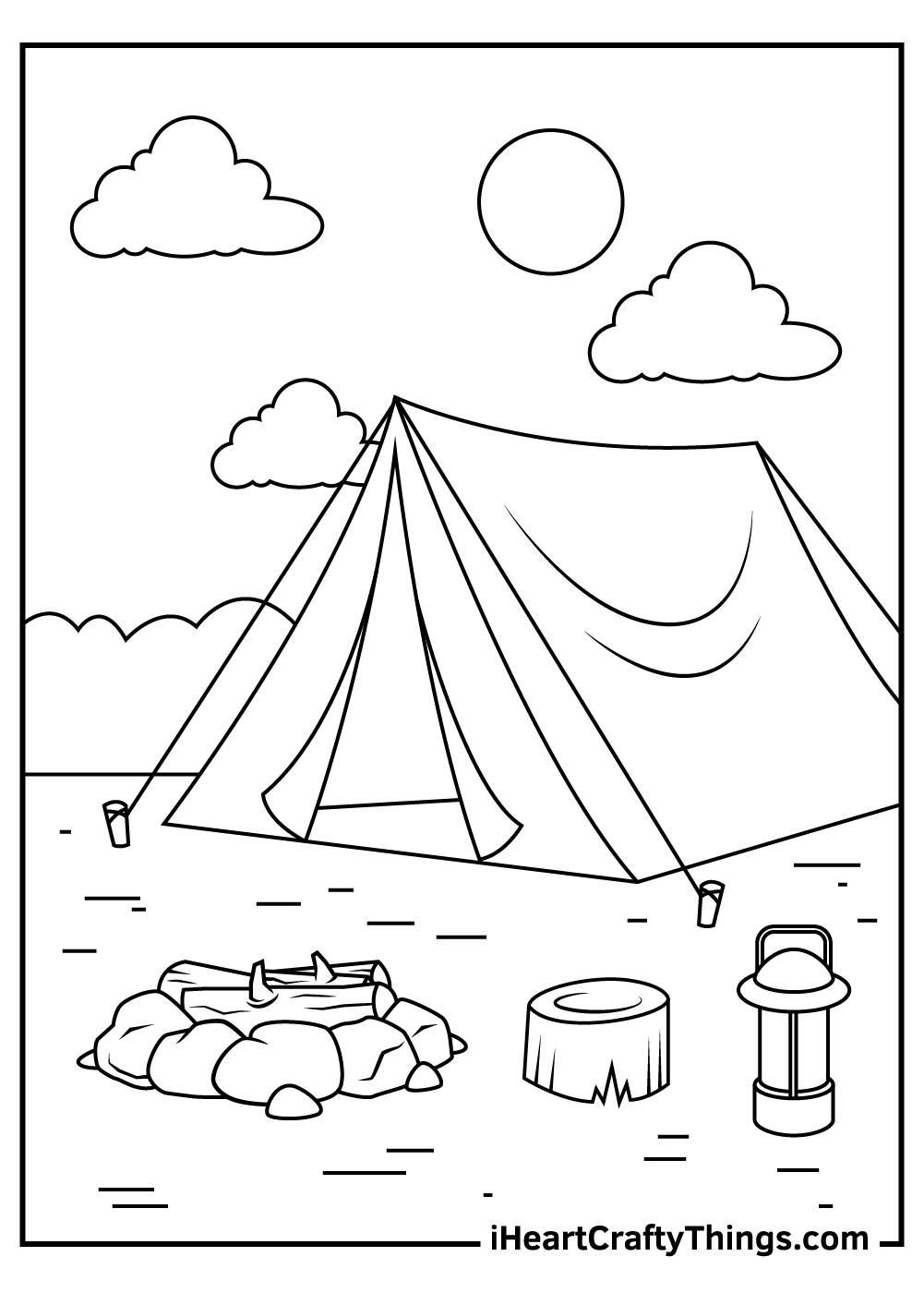 Camping Coloring Pages (Updated 2023)