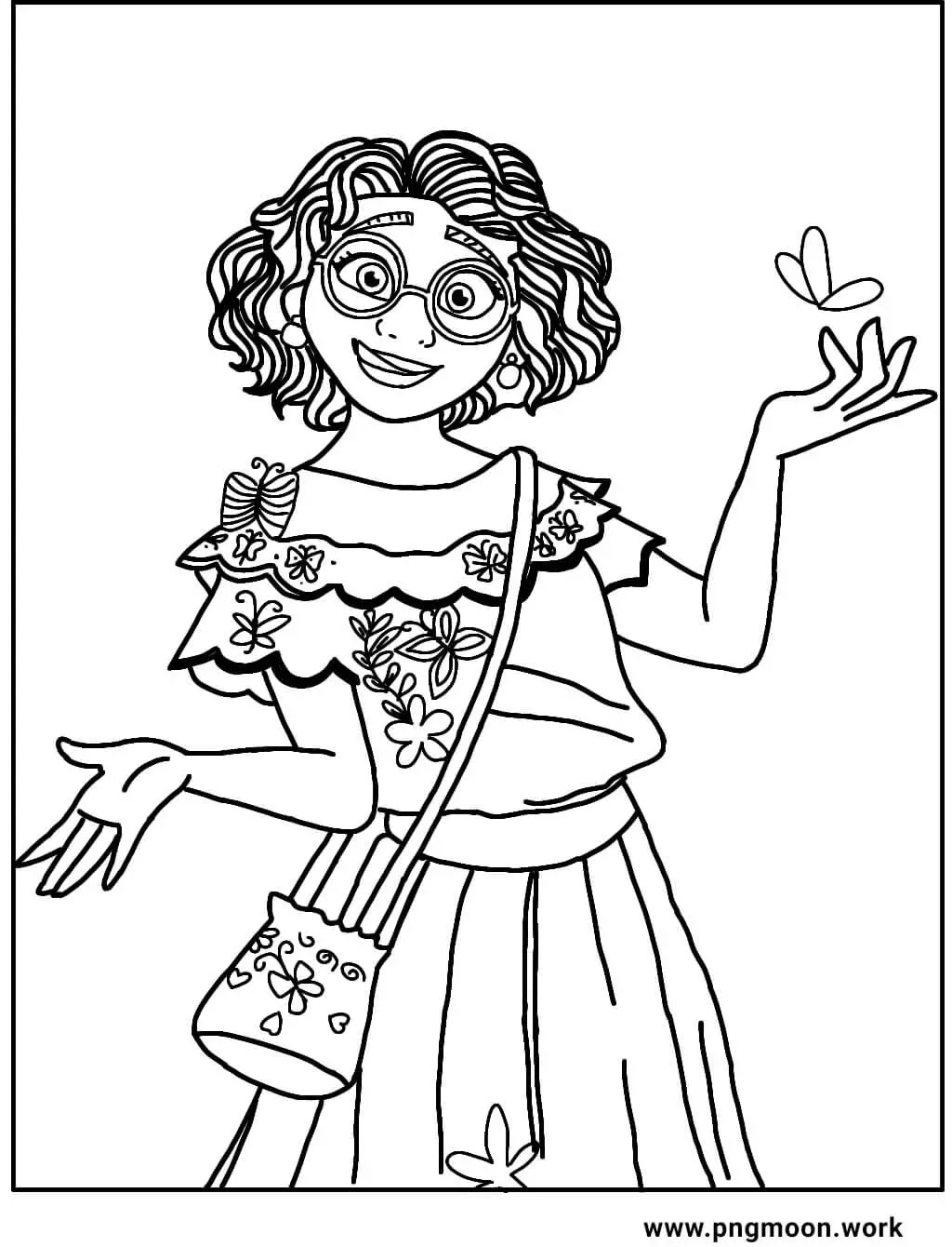 Encanto Coloring Pages   Pngmoon  PNG Images, Coloring Pages ...
