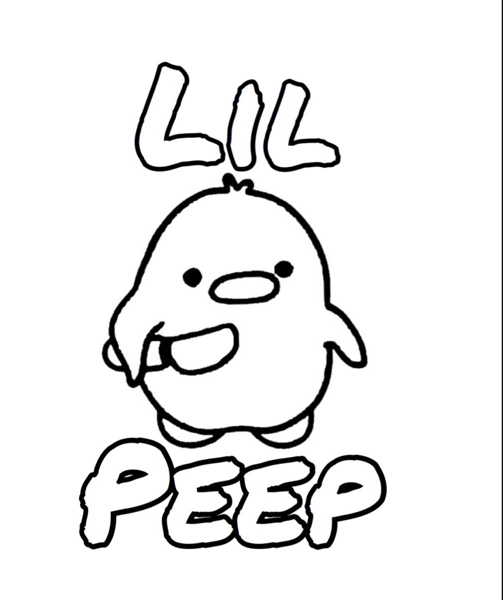Lil Peep Coloring Pages Coloring Home