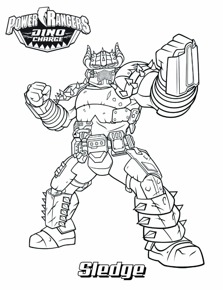Sledge In Power Rangers Coloring Page - Free Printable Coloring Pages for  Kids