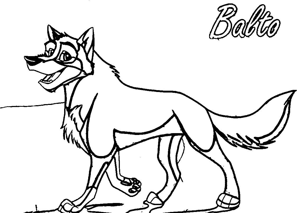 balto coloring pages - Clip Art Library