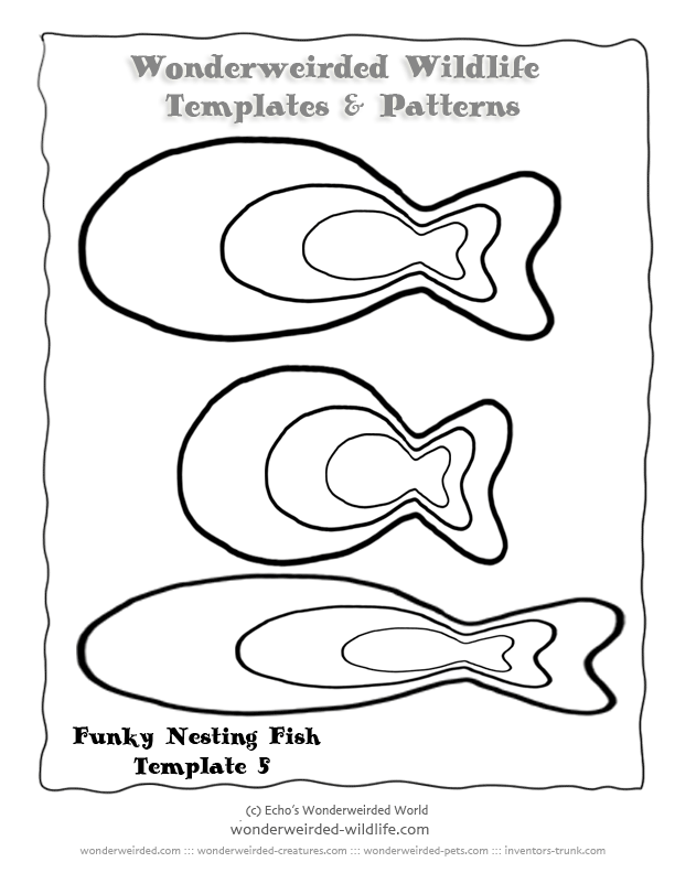 Fish Outline Sewing Pattern