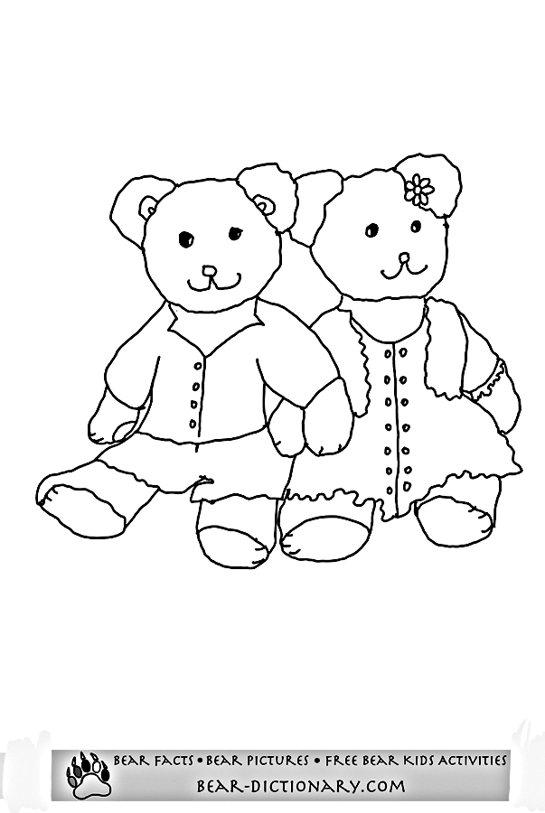 Teddy Bear Coloring Pages,Toby's Teddy Bear Coloring Page,Teddy ...
