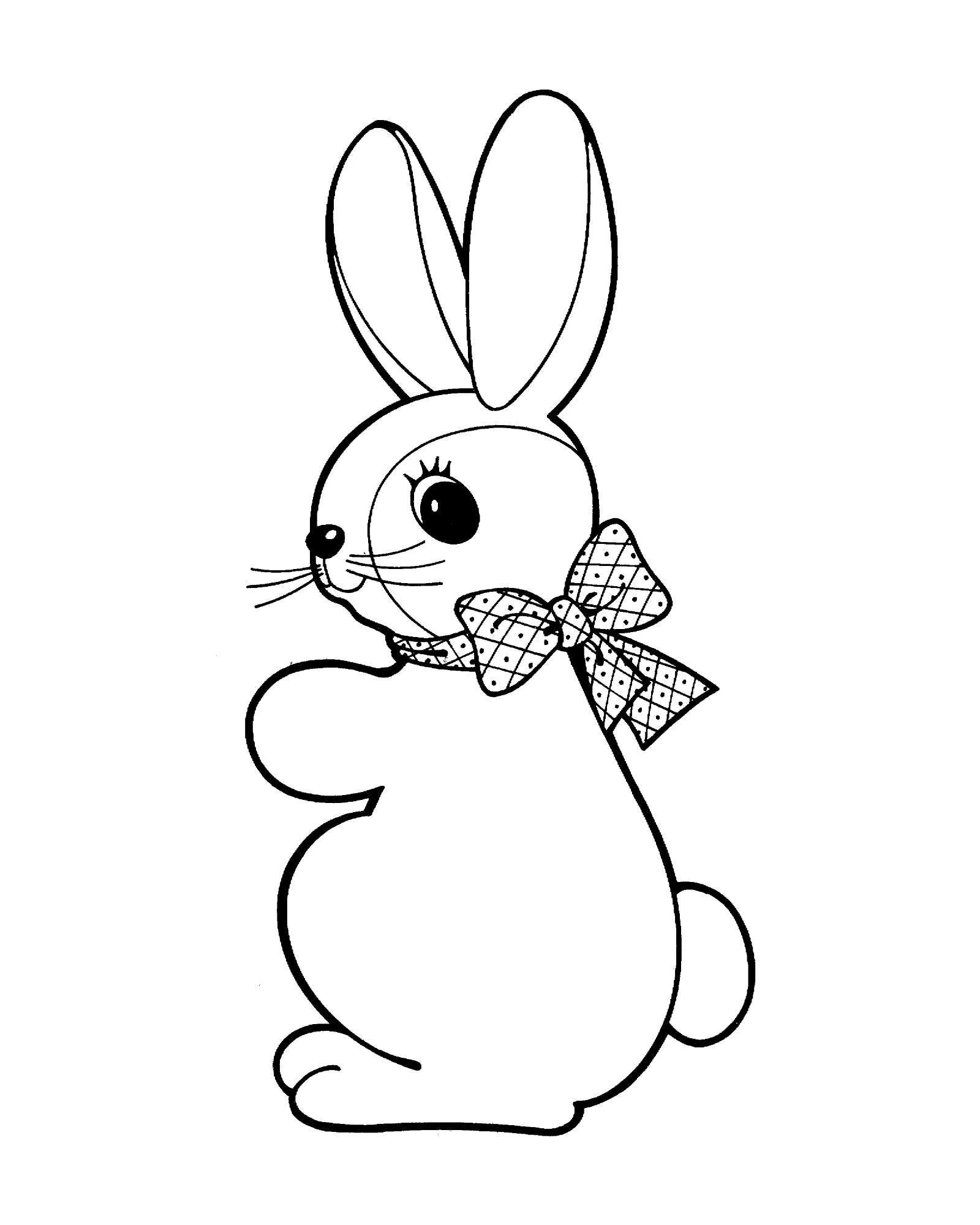 Easter Bunny Face Coloring Pages Coloring Home
