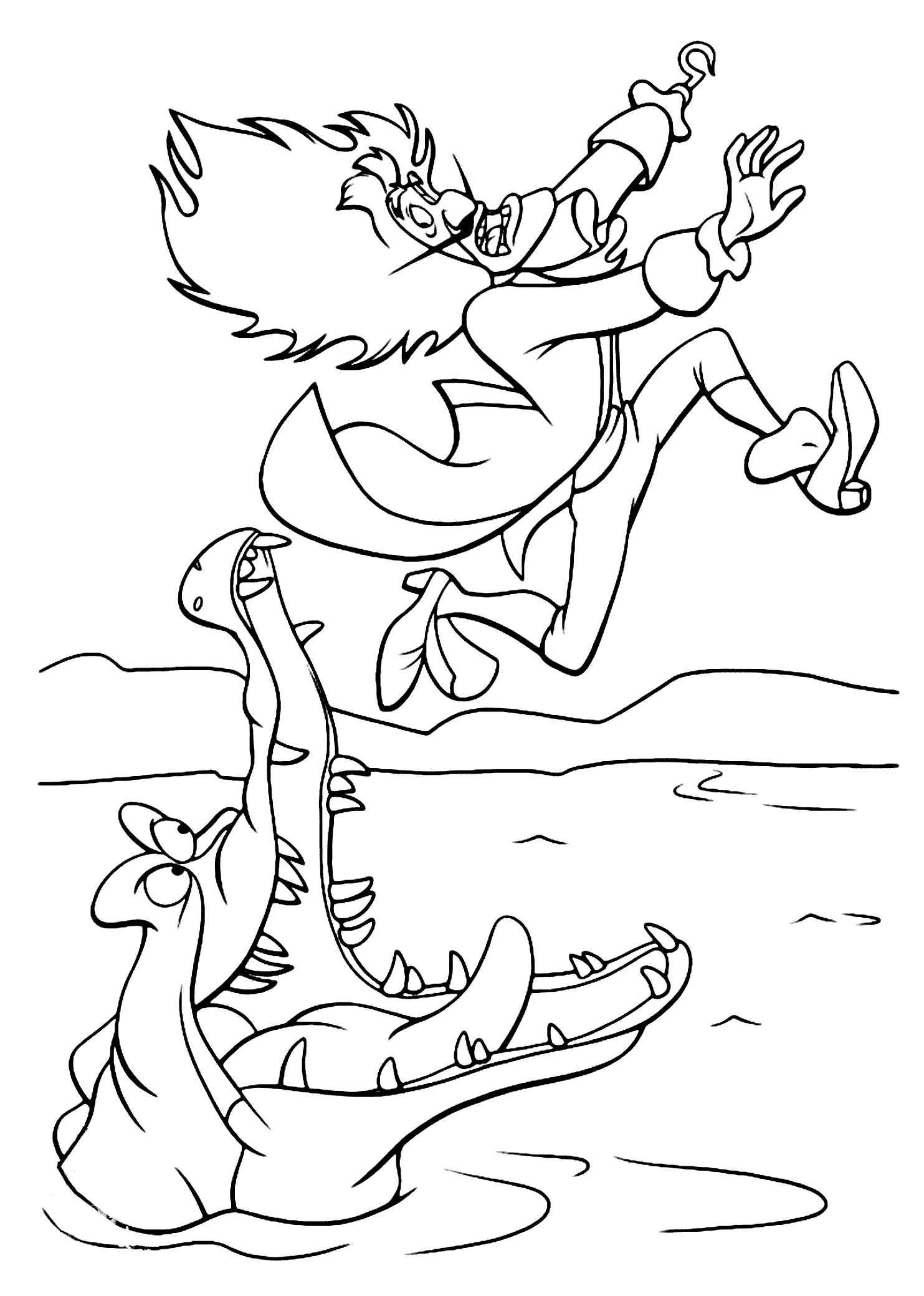 Related Peter Pan Coloring Pages item-6265, Peter Pan Coloring ...