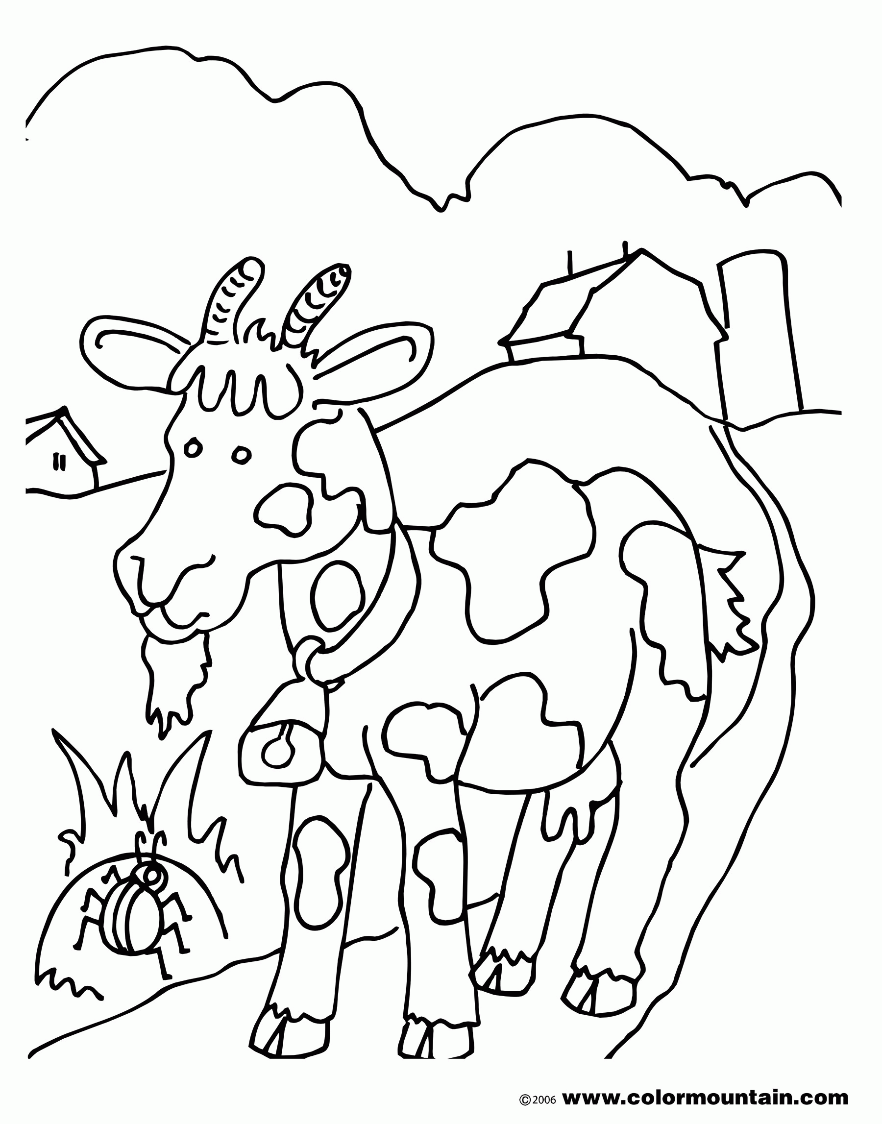 Billy Goat Coloring Page – Coloring Pics