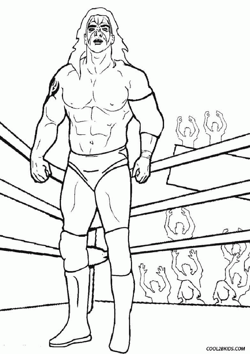 Roman Reigns Coloring Pages - Coloring Home