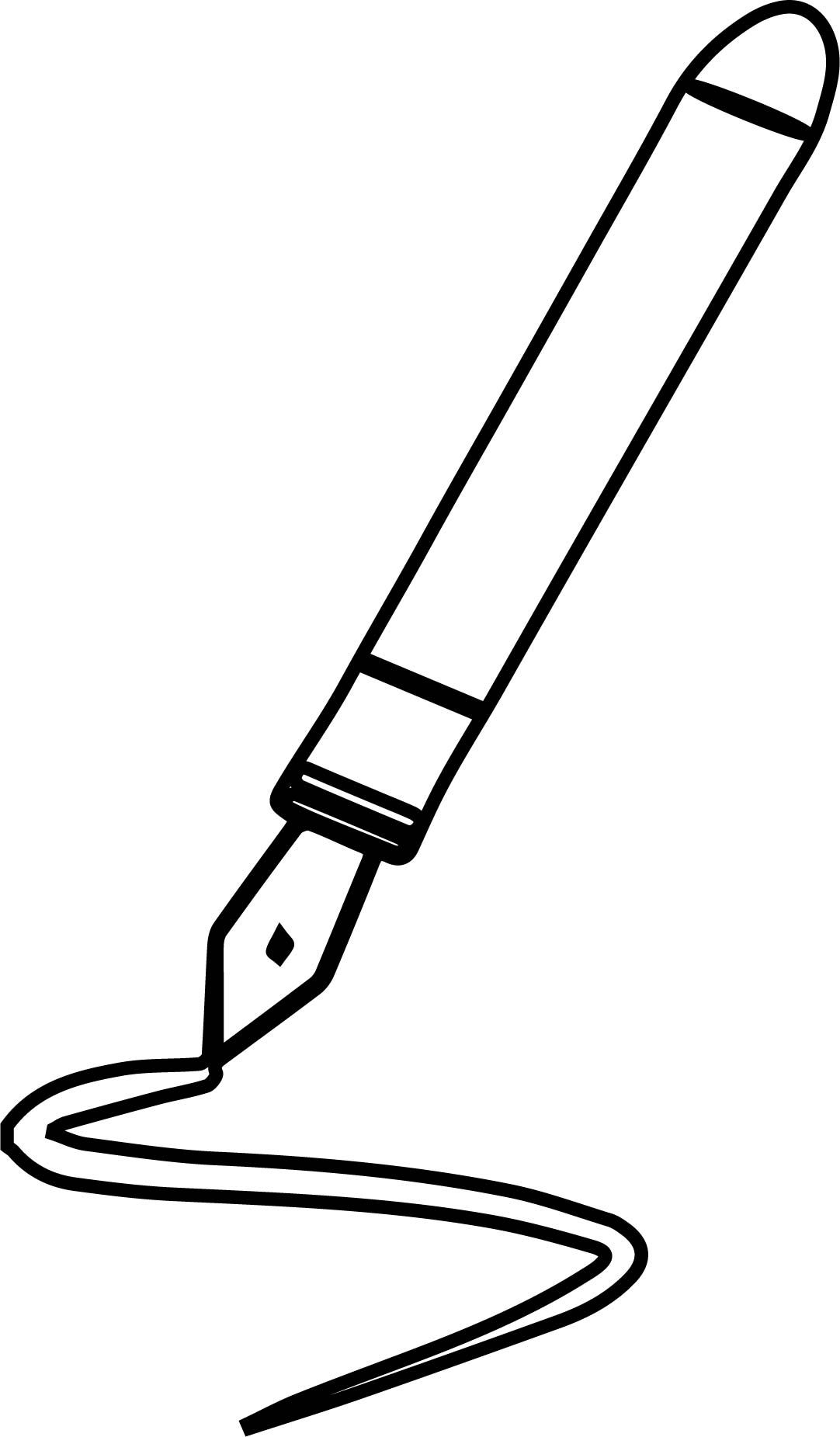 cool Just Calligraphy Pen Coloring Page | Cartoon coloring pages,  Calligraphy pens, Coloring pages