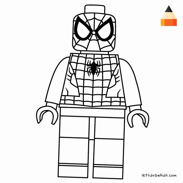 Lego Spiderman Coloring Page Lovely Coloring Page for Kids How to Draw Lego  Spiderman | Lego coloring pages, Lego spiderman, Lego coloring