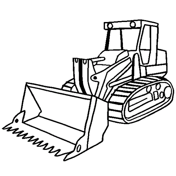 construction truck coloring pages bulldozer Coloring4free -  Coloring4Free.com