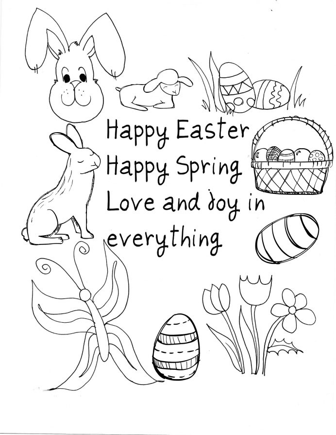 Happy Easter Coloring Best For Kids Saying Addition Plus Sr Kg Drawing Easter  Coloring Pages Coloring Pages hardest math problem ever math review games  math irrational numbers 3 integers fraction games year