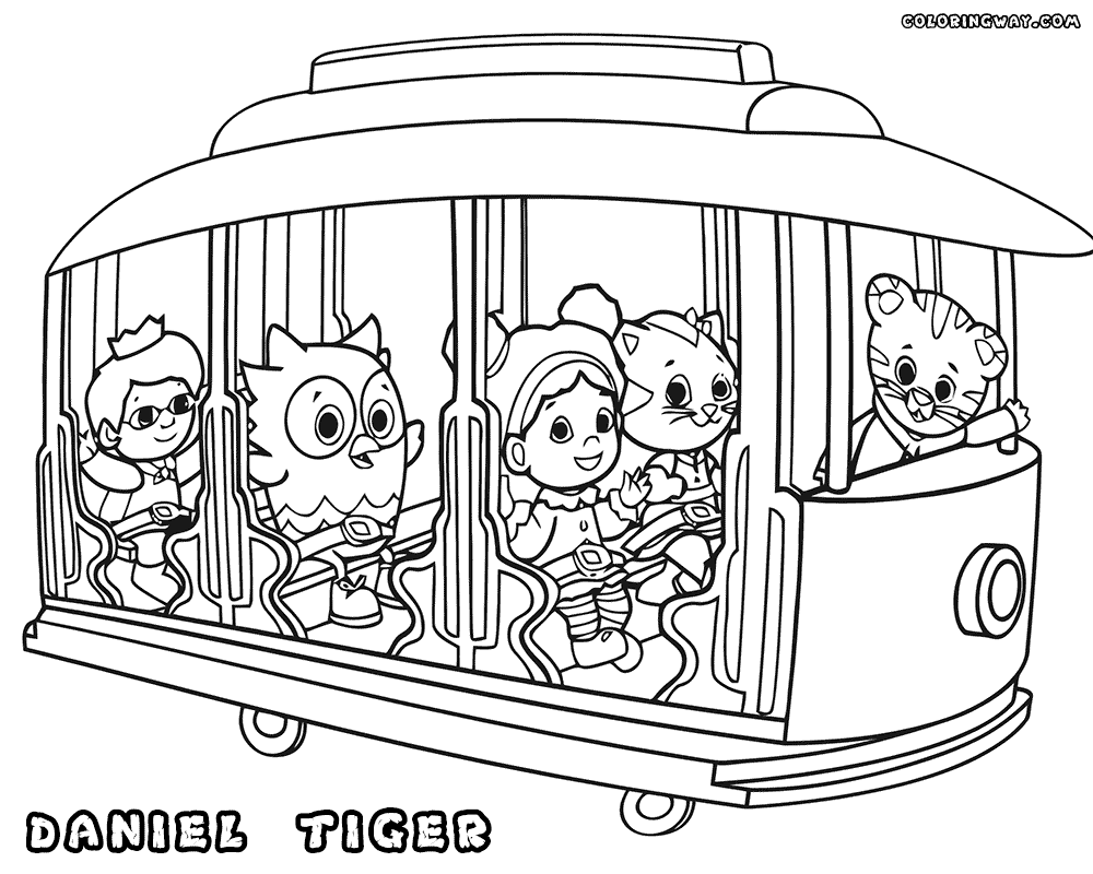 Daniel Tiger coloring pages | Coloring pages to download and print