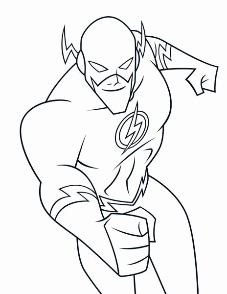 The Flash Coloring Book Lovely Flash Coloring Pages ...