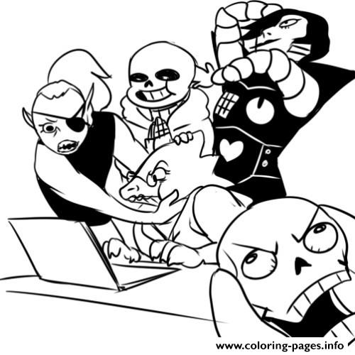 giant undertale coloring pages printable  coloring home