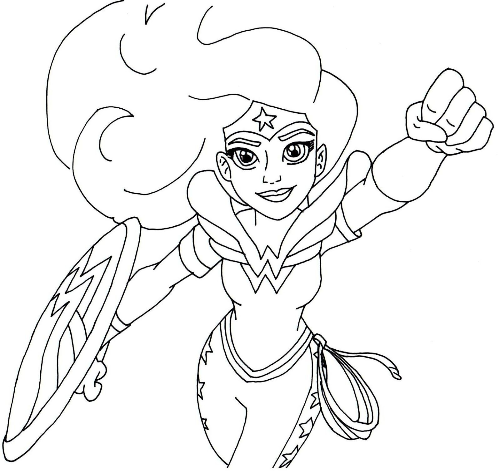 Download Wonder Women Coloring Pages - Coloring Home