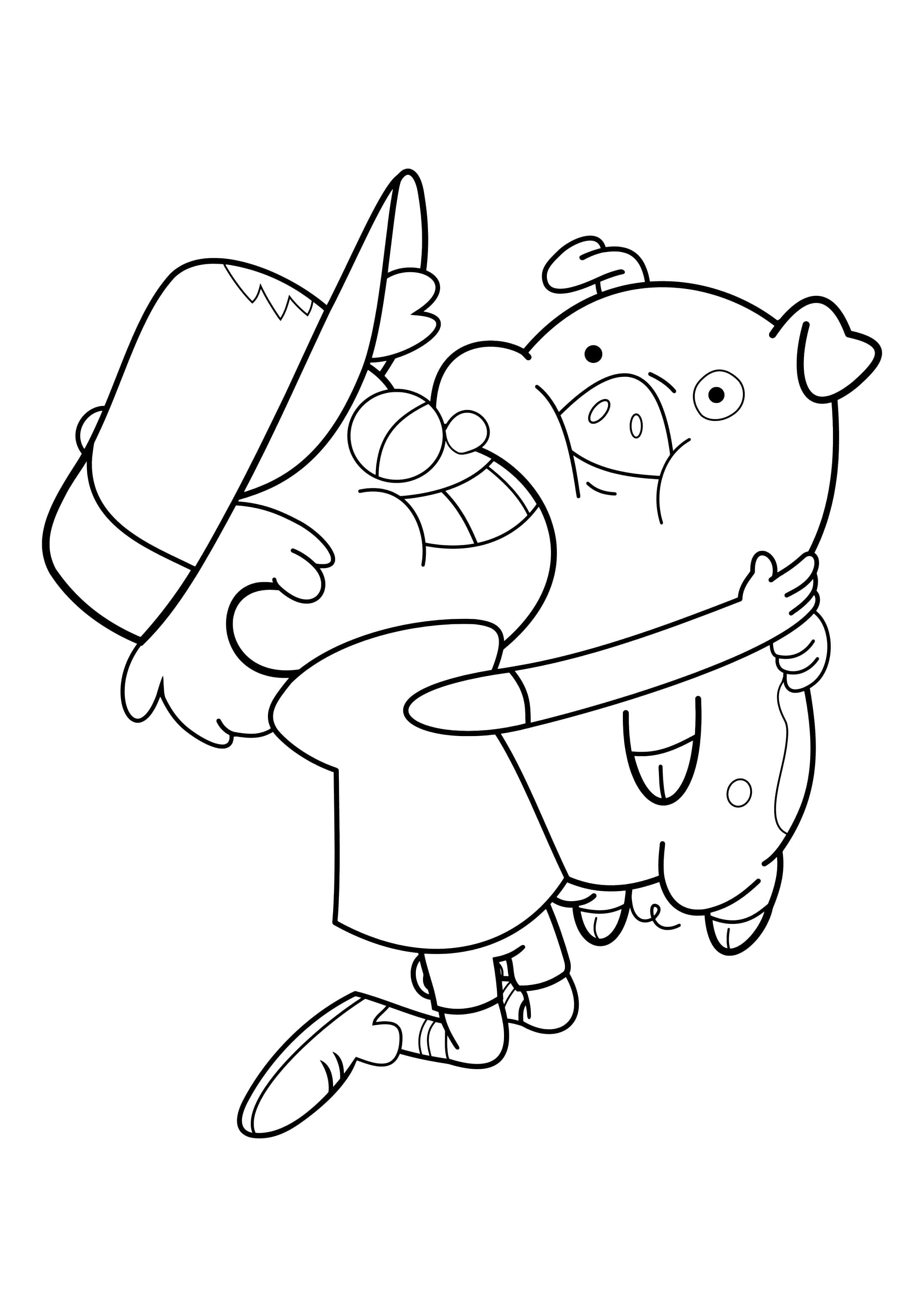 Gravity Falls Coloring Pages - Coloring Home