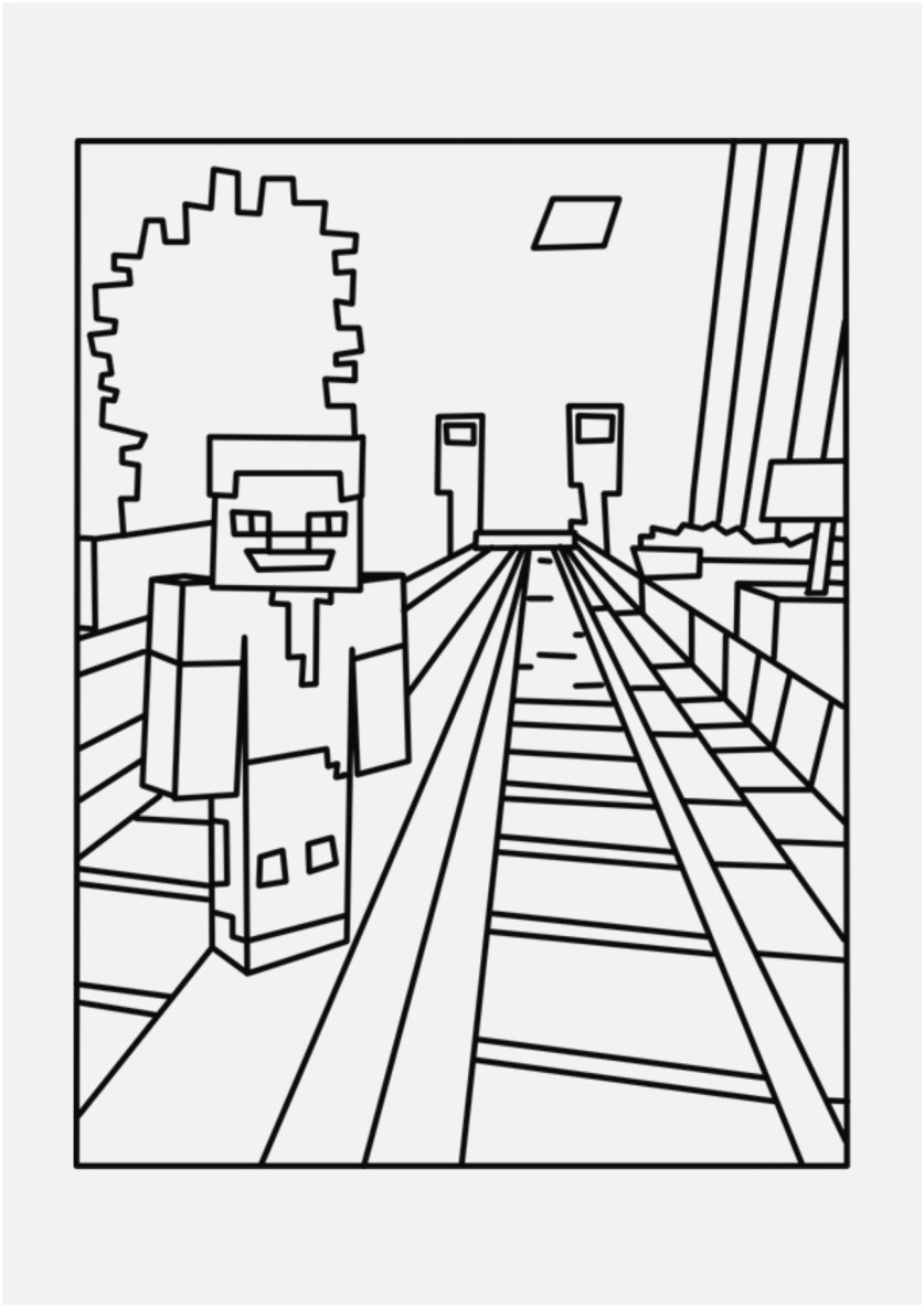 Minecraft Coloring Pages Ender Dragon Portraits Minecraft to ...