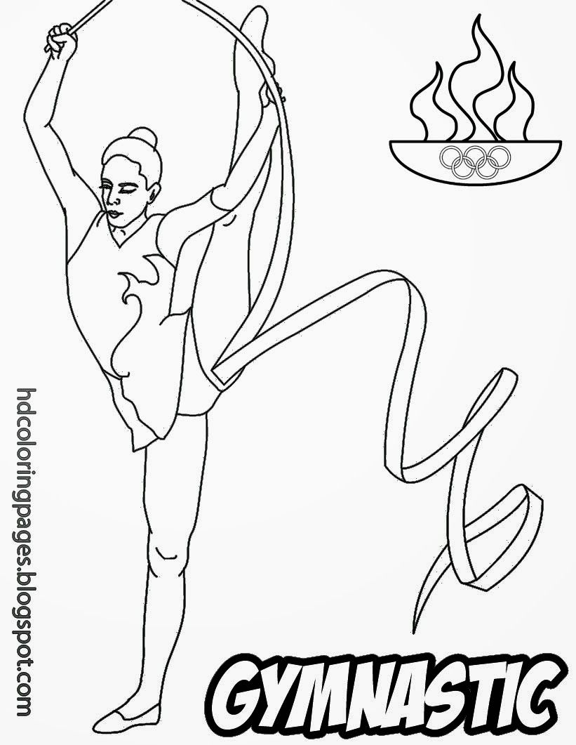 10 Pics of Sports Gymnastics Coloring Pages - Gymnastics Bars ...