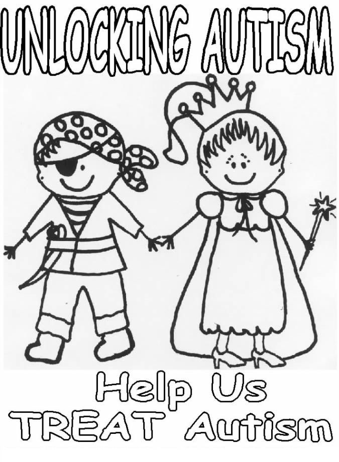 306 Cute Autism Coloring Pages To Print for Adult